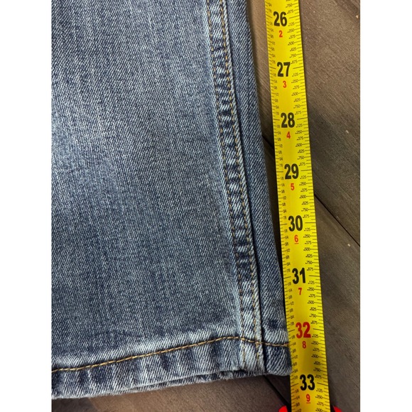 Levi Strauss 505 Mens Jeans 36 x 33 Medium Wash Straight Leg Denim Pants‎ - Picture 6 of 9